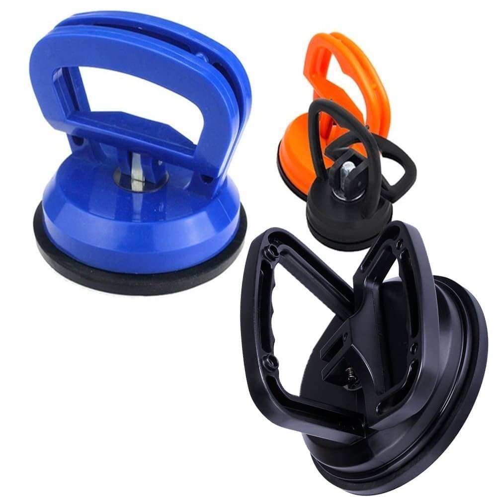 Automotive Vacuum Suction Cup Handle Dent Puller with Free Mini Dent Puller (2-Pack)