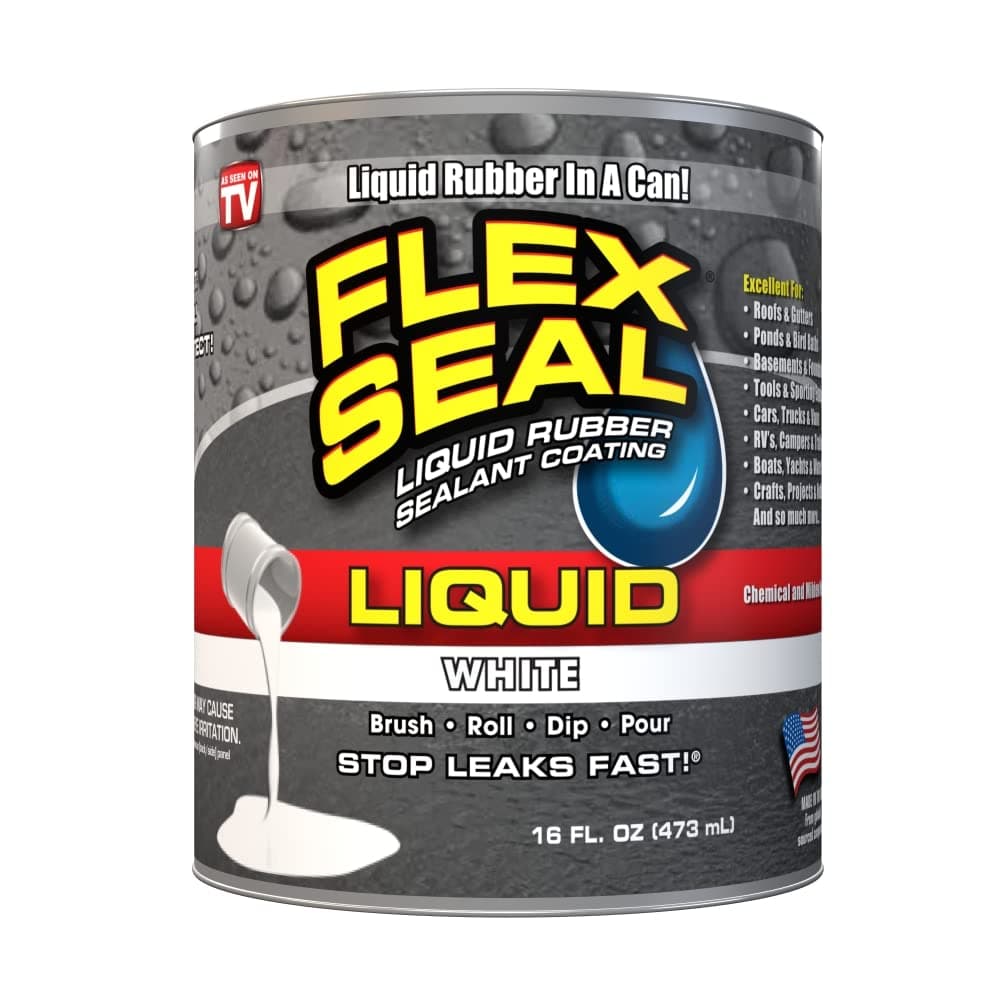 Flex Seal Liquid Rubber in a Can, 16-oz, White
