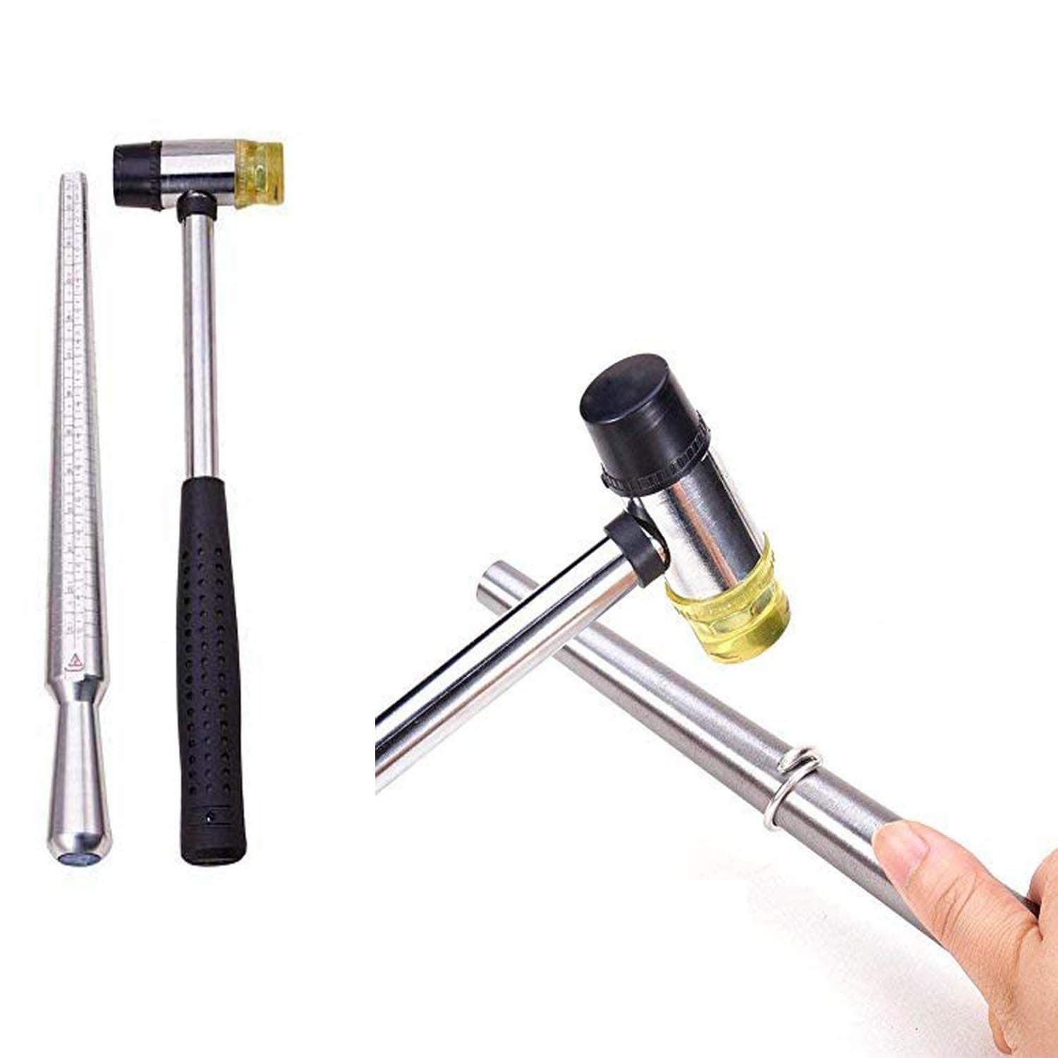 DIY Crafts Design No # 2, Pack Of 2 Pcs, Tools Ring Enlarger Stick Mandrel Sizer Two (Design No # 2, Pack Of 2 Pcs)