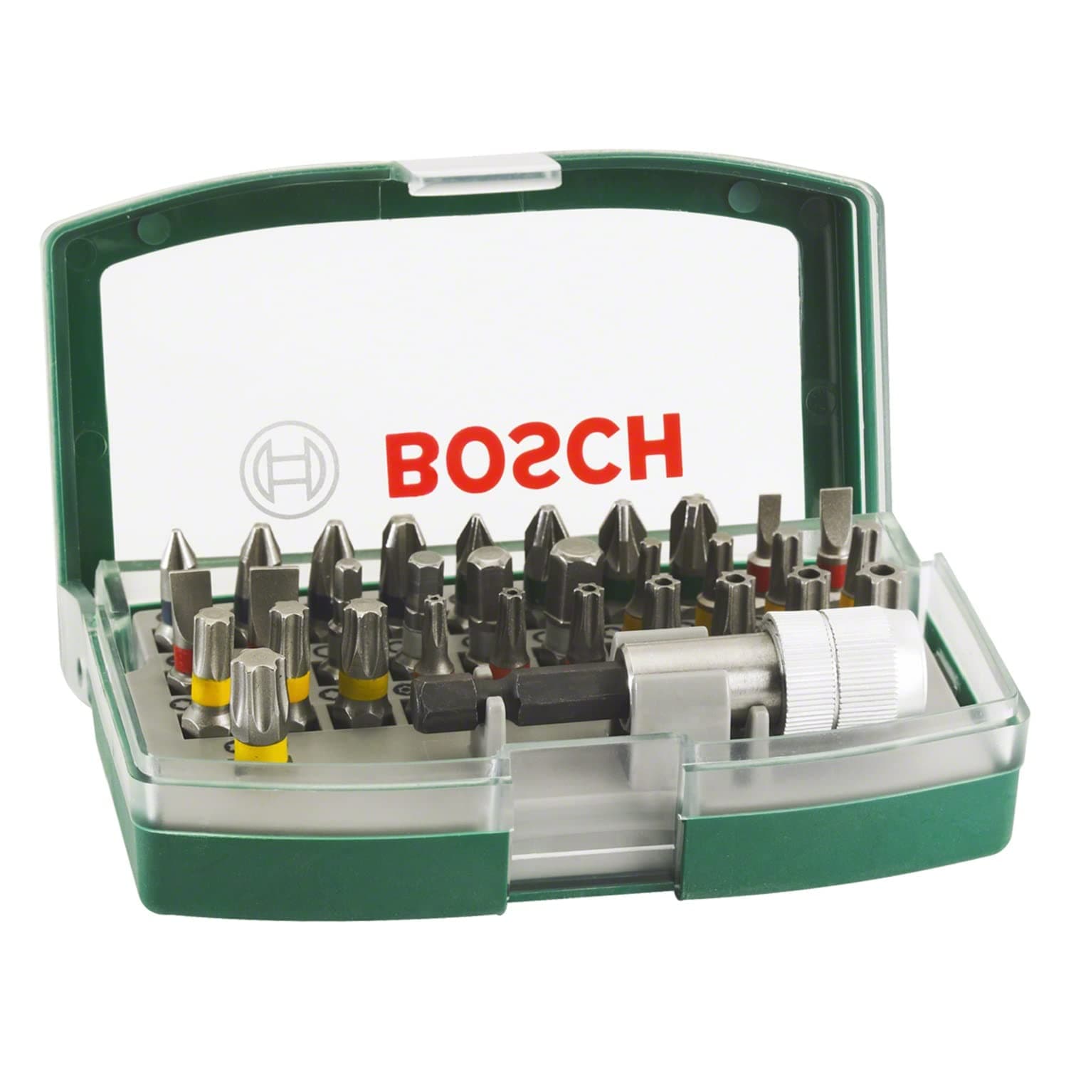 32pc. Screwdriver Bit Set (PH-, PZ-, Hex-, T-, TH-, S-Bit, Accessories Drill and Screwdriver)