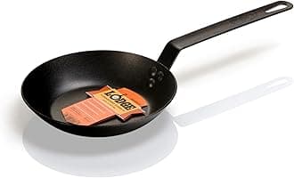 Lodge 20.32 cm / 8 inch Pre-Seasoned Steel Round Skillet/Frying Pan