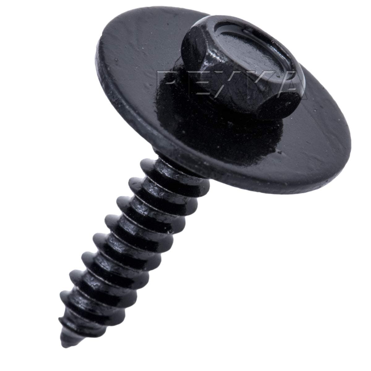 Rexka 50pcs M4.2-1.41 x 20mm Hex Head Tapping Screw for GM