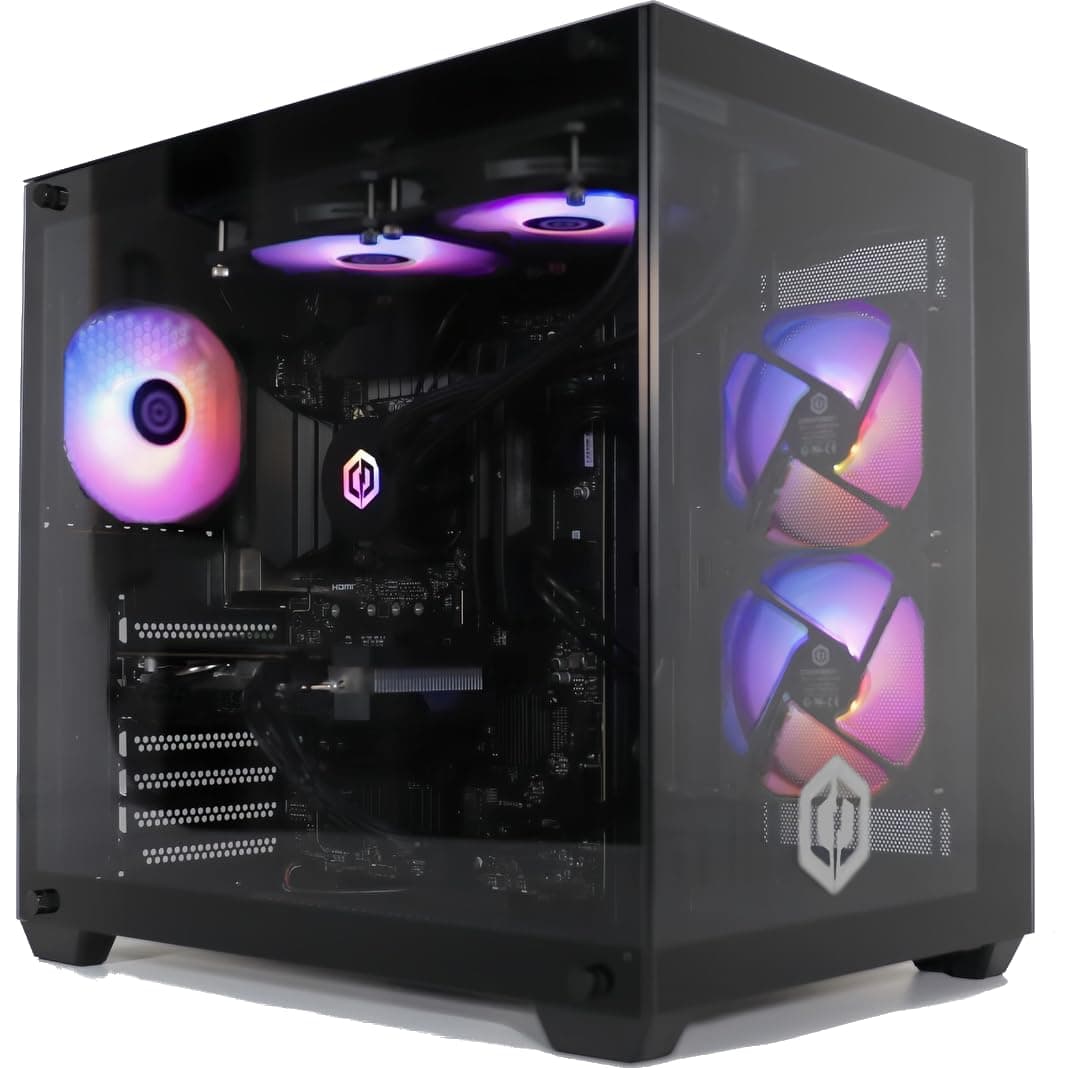 Luxe Gaming PC - Intel Core i7 12700KF, Nvidia RTX 5060 Ti, 32GB RAM, 1TB NVMe SSD, 650W PSU, Wi-Fi, Windows 11, Liquid Cooling, Ark