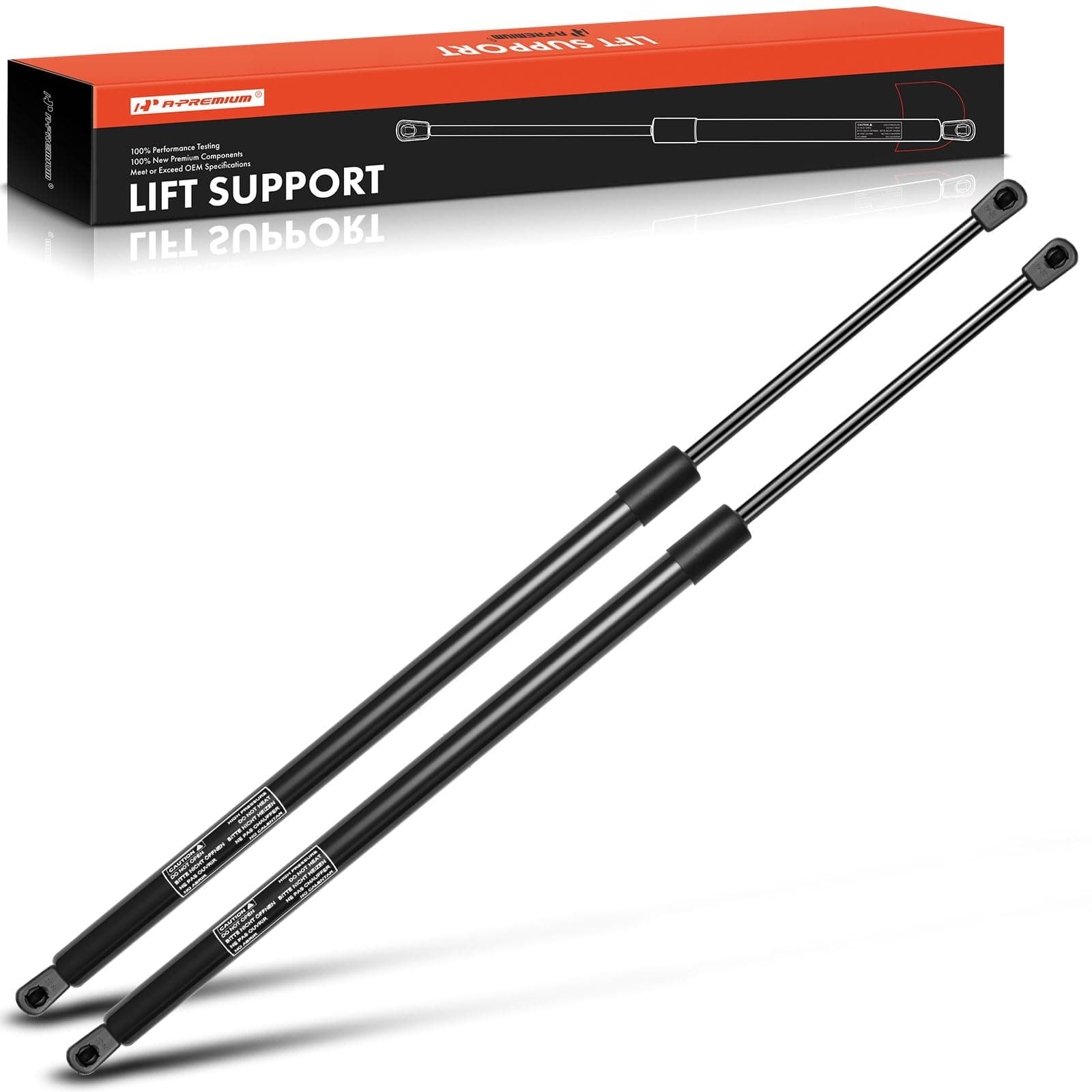 A-Premium Tailgate Rear Liftgate Lift Supports Shock Struts Compatible with Select Hummer Models - H2 2003-2009 Sport Utility exclude H2T SUT Model - Replace# 15230038, 15171696(2PC Set)