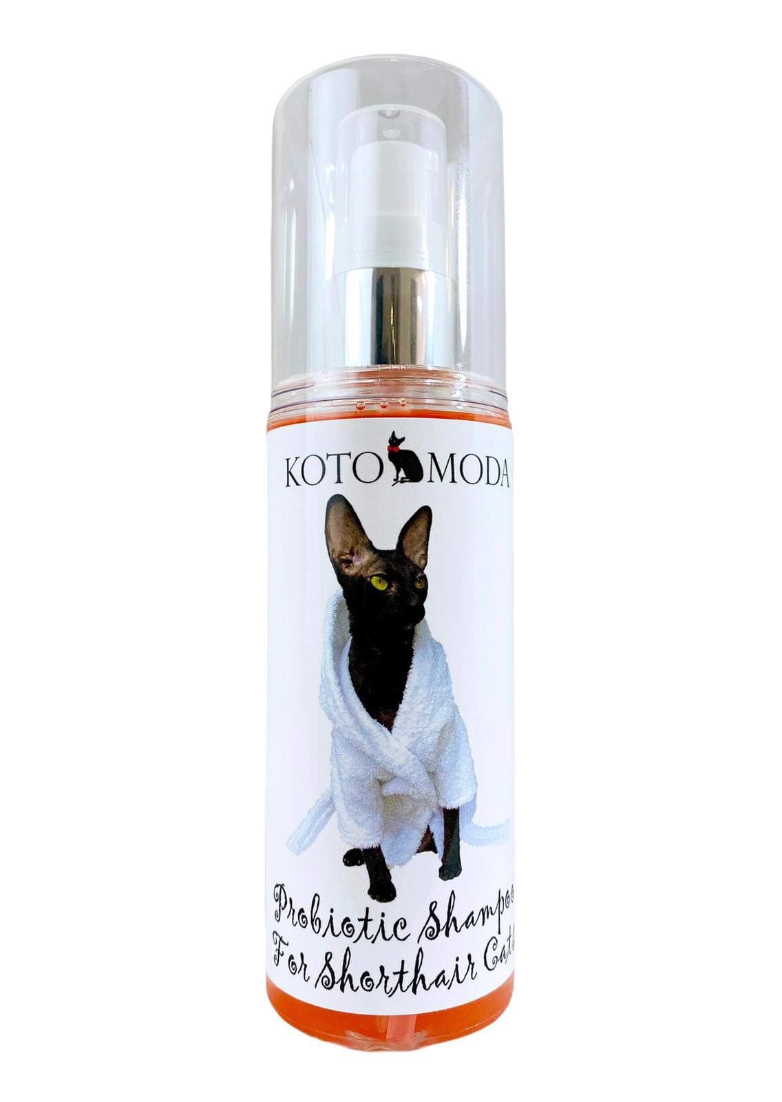 Kotomoda Probiotic Shampoo for Shorthair Cats 4.22 ml, Cornish Rex, Devon Rex, Oriental