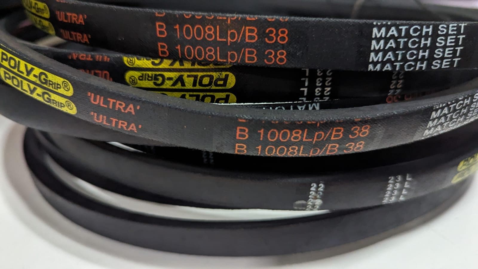 POLY GRIP B72 F Plus Classical belt motor belt, easy fix, long lasting.