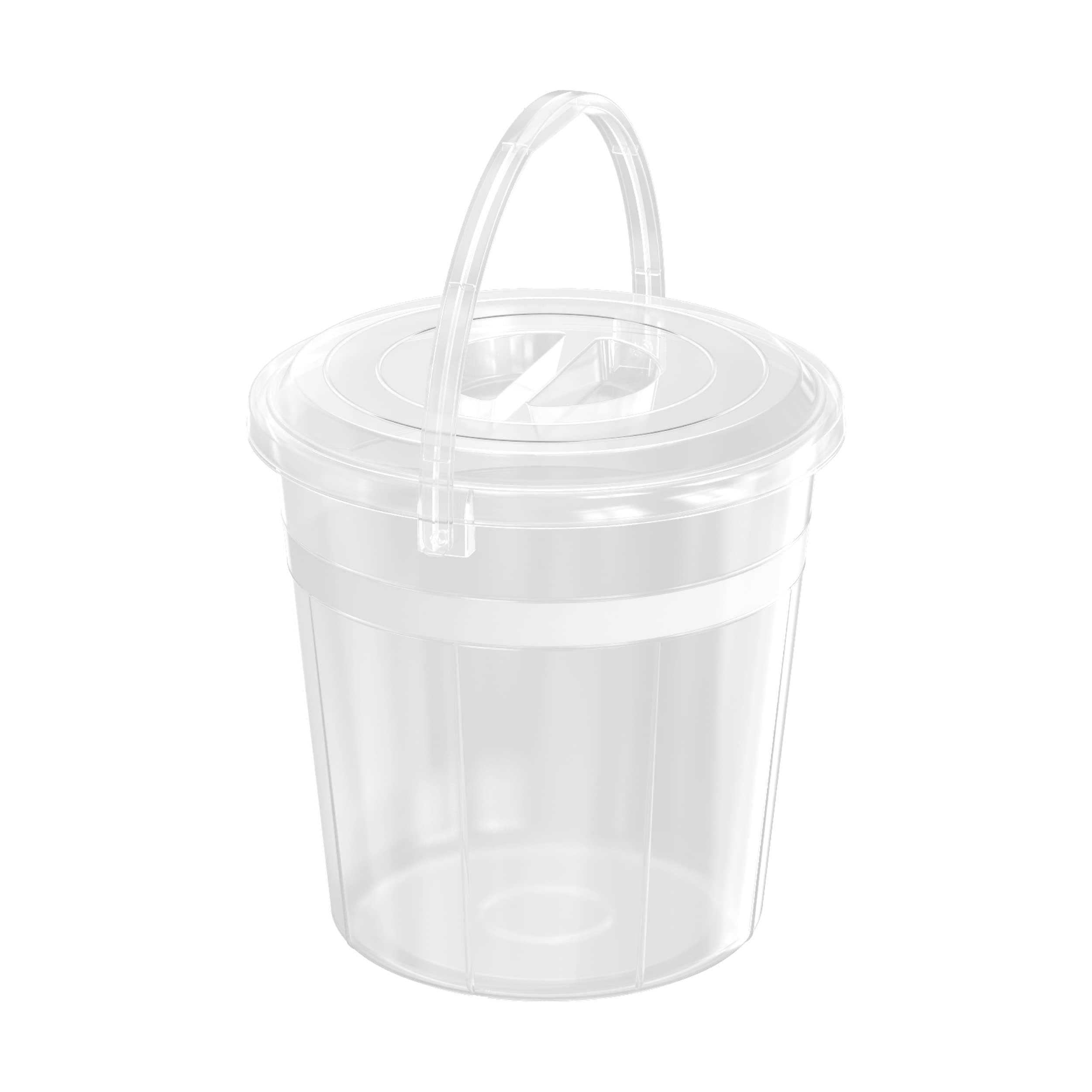 Cosmoplast DX 20L Round Plastic Bucket With Lid