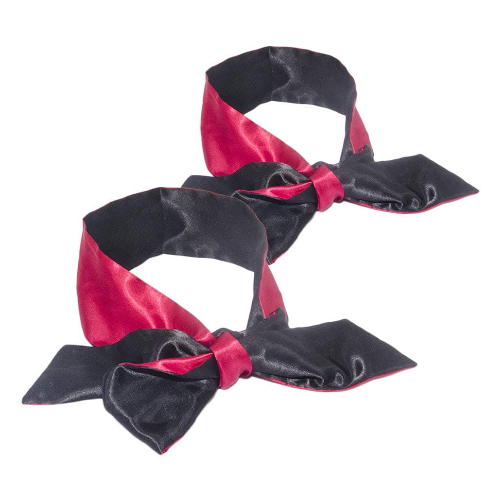 2 Pack Sleeping Mask Soft Blindfold Satin Eye Mask 150cm