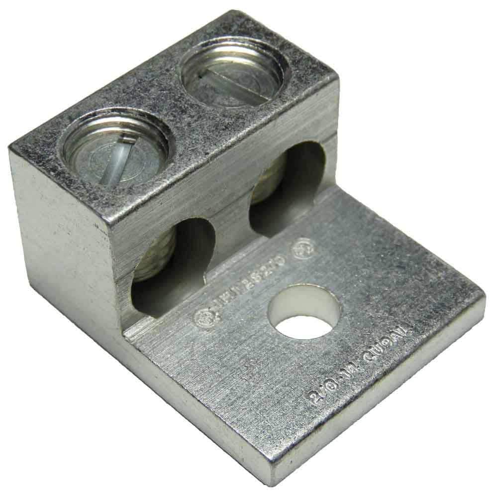 2pcs"2S2/0" Dual Rated Double Wire Mechanical Lug 2/0 AWG (1/0 Flex) - IHI