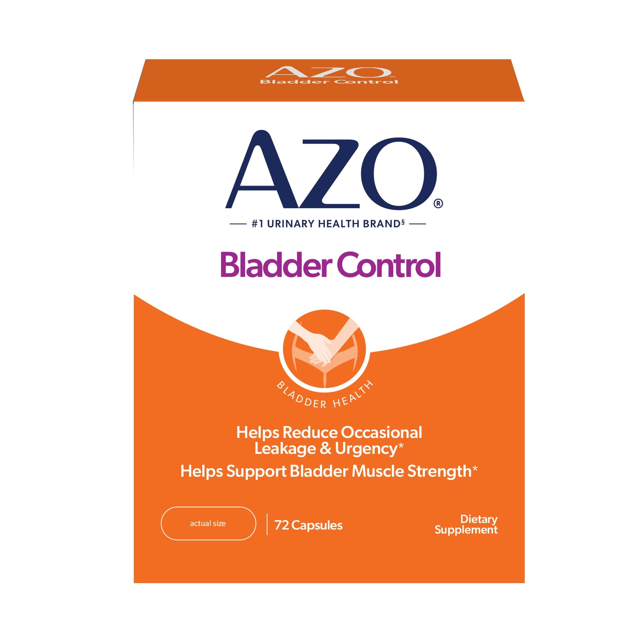 Bladder Control with Go-Less Daily Supplement | Helps Reduce Occasional Urgency, leakage due to laughing, sneezing and exercise††† | 72 Capsules