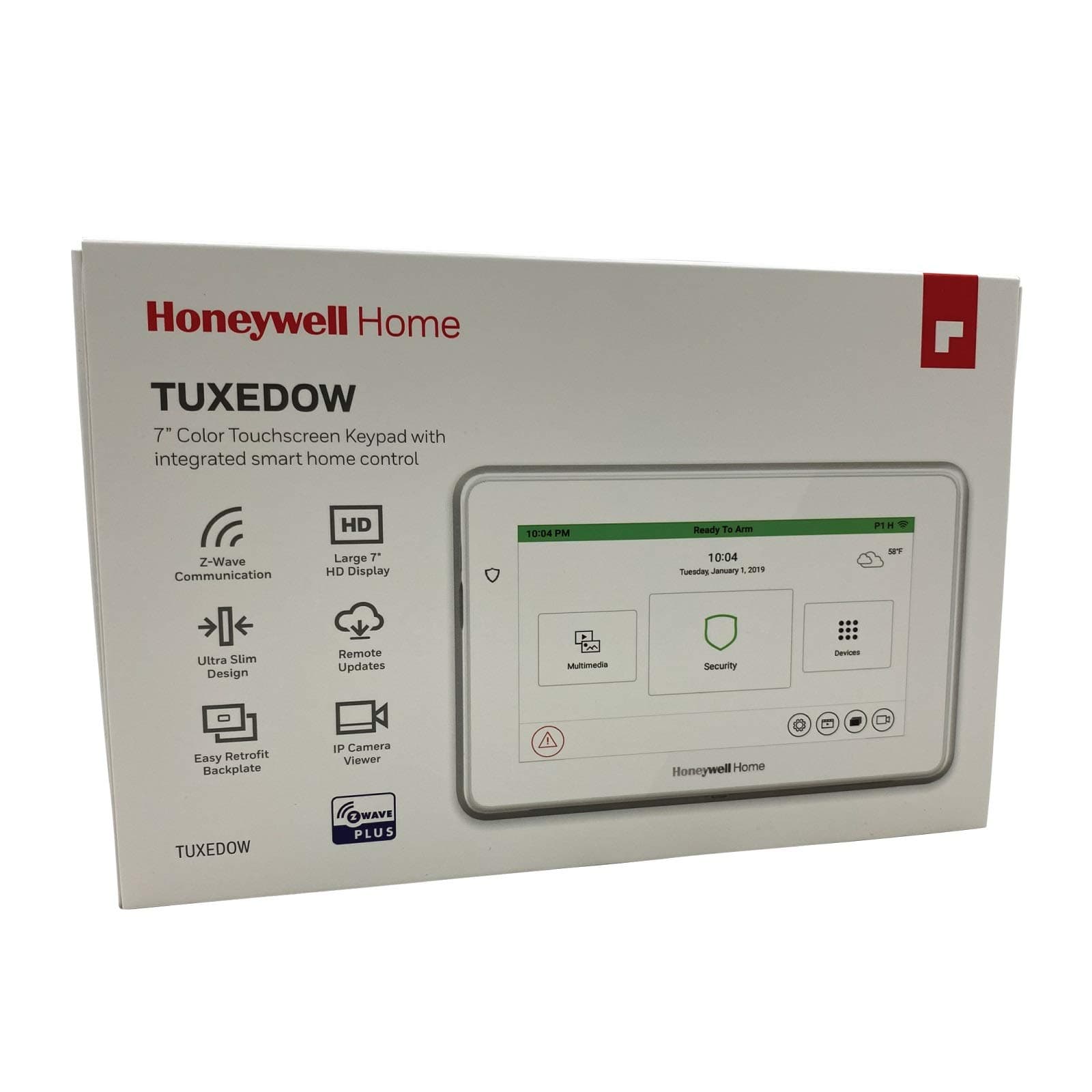 Honeywell TUXEDO – 7" Touchscreen Security and Smart Controller (