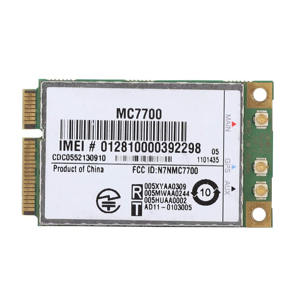 Mini Pcie Module 4G LTE Module Card PCI-E Module Network Card, MC7700 LTE 4G Module,Mini PCI-E Card,100Mbps 4G/3G LTE/FDD/WCDMA/Card Module for/Linux Laptop Computer