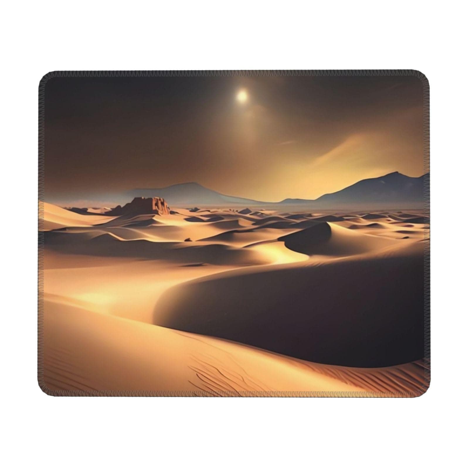 Small Mouse Pad Computer Mouse Mat for Man Woman Sahara Desert Print Mouse Pads for Wireless Mouse Mouse Mats with Anti-Slip Base Laptop Mouse mat Mouse Pad for Gaming Home Office