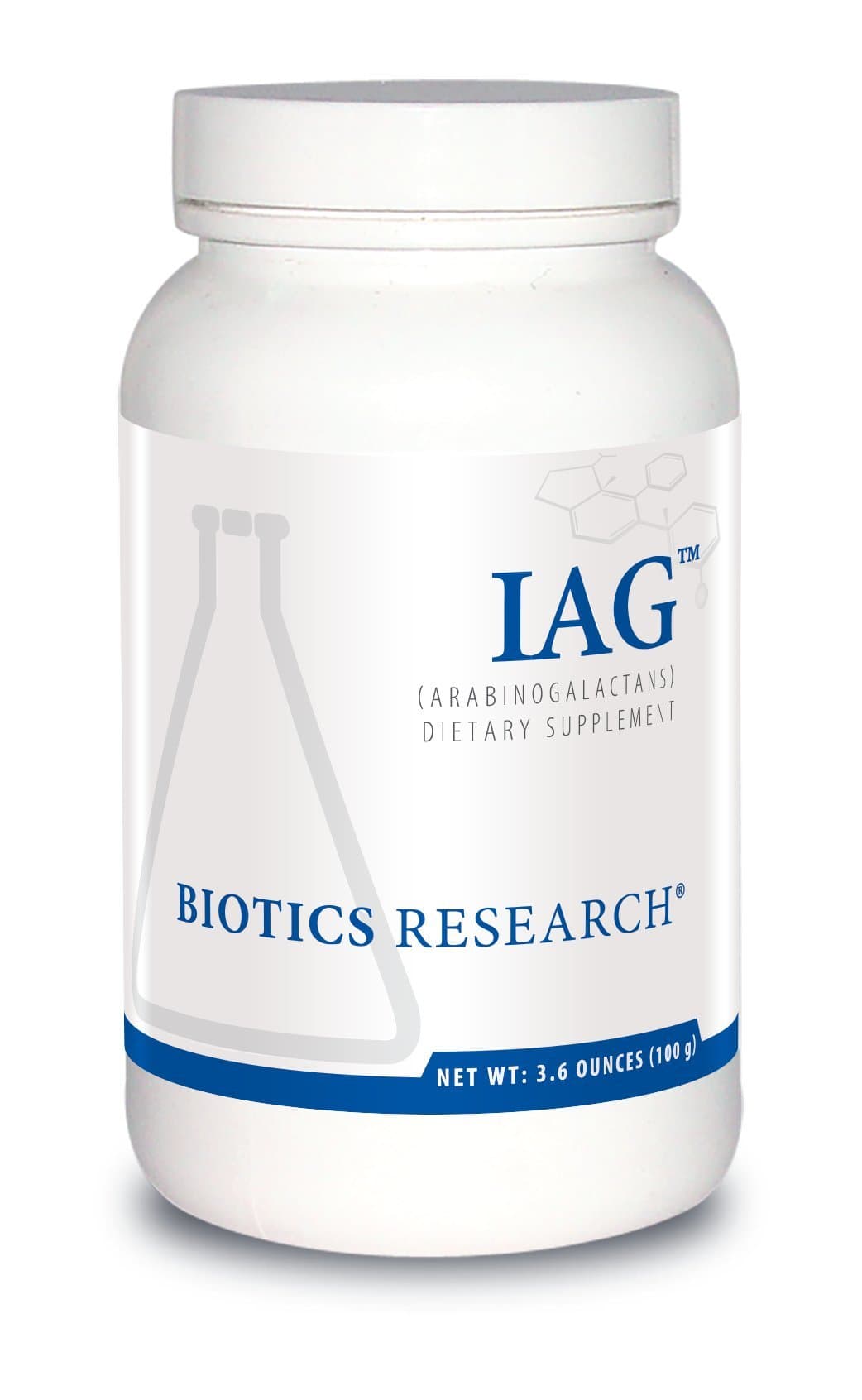 Biotics Research IAG Easy to Dissolve Prebiotic Powdered Formula, Immune Support, Gut Health, Stimulate Butyrate Production, Colon Health 3.6 Ounces