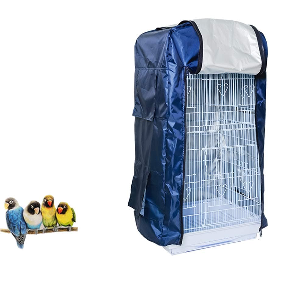 Bird Cage Covers, Large Birdcage Cover, Warm Windproof Waterproof Shell Shield for Square Cage Crate