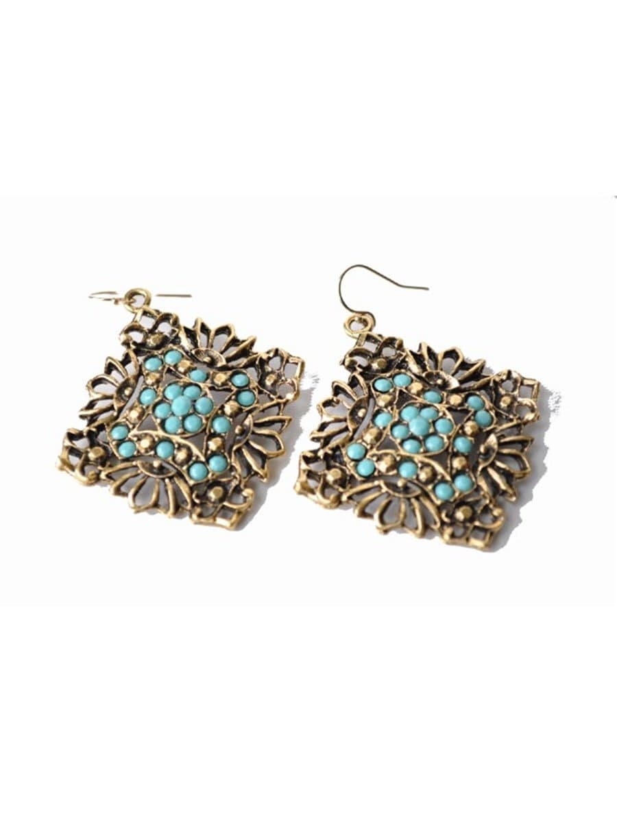 Diana Warner Shae Earrings - Turquoise