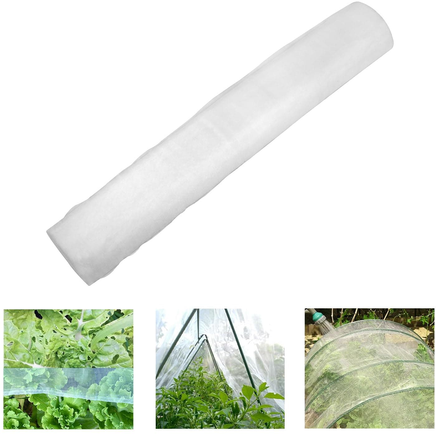 – 1.2M x 31M Mosquito Bug Insect Bird Fine Mesh Net Barrier Hunting Blind Garden Screen Netting for Protect Your Plant Fruits Flower