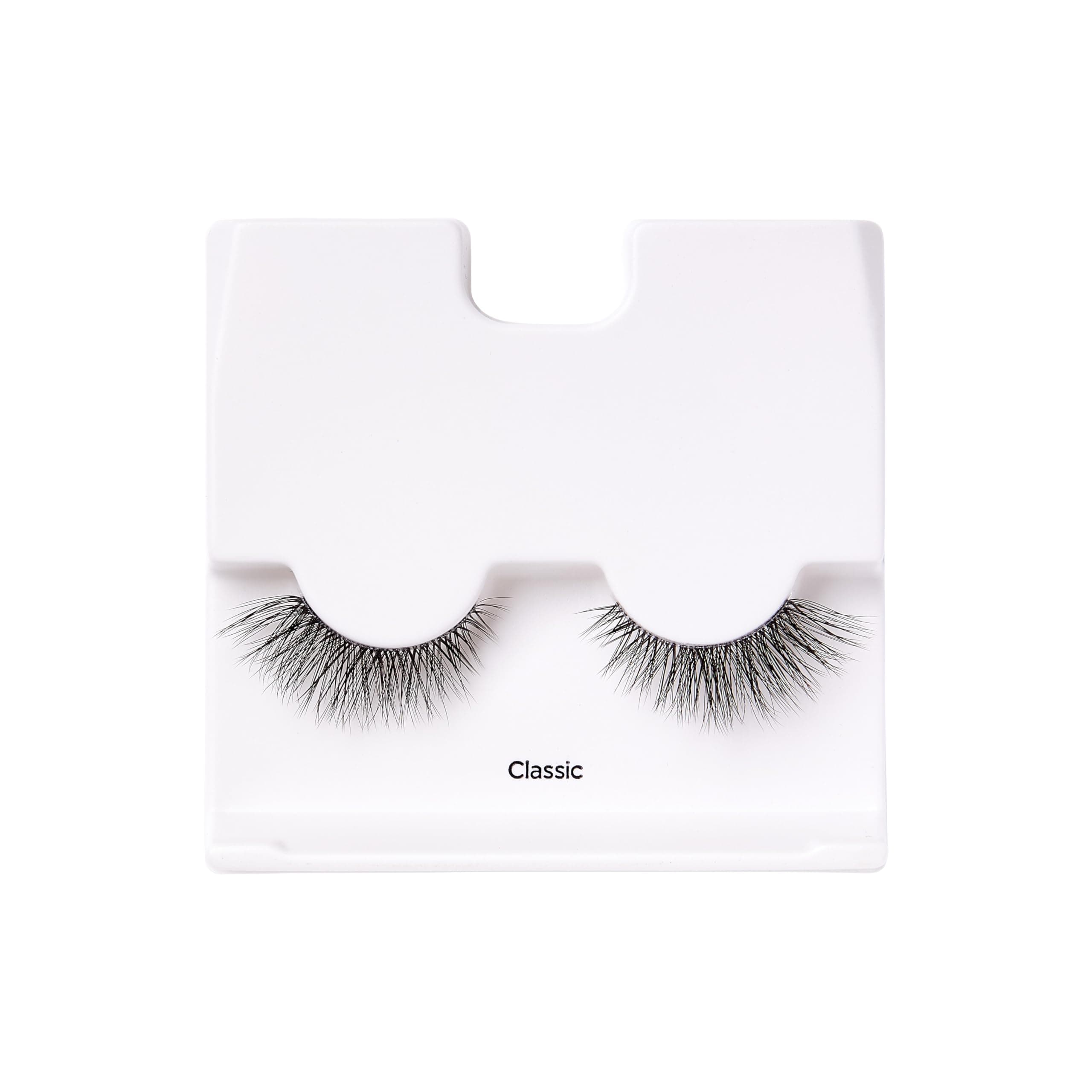 KISS Lash Couture LuXtensions Collection False Eyelashes, Flat Lash Technology, Super Slim Lash Band, Real Lash Extension Fibers, Reusable, Contact Lens Friendly Strip Lashes, Style 'Classic', 1 Pair