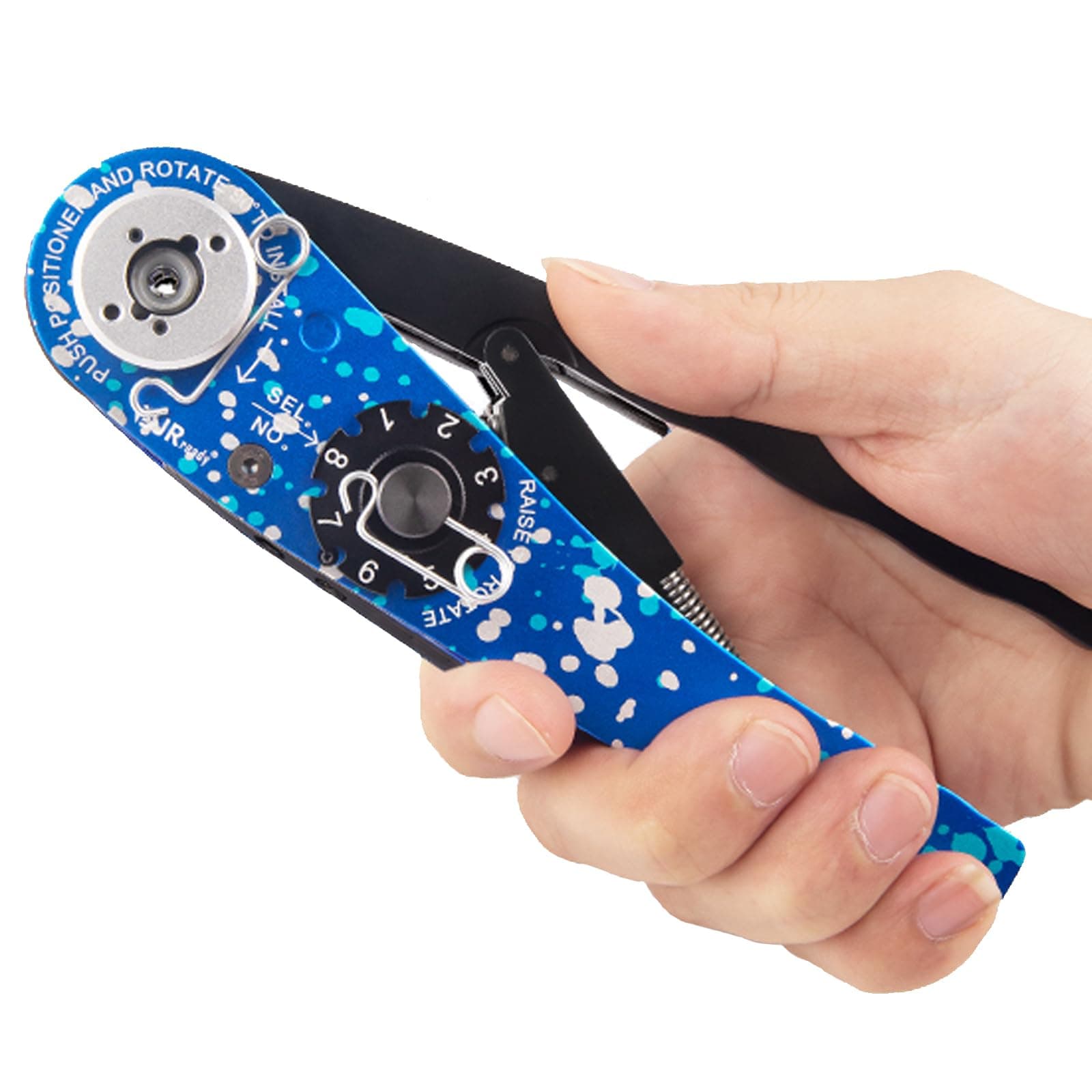 NEW AS2 Adjustable Indent Crimp Tools M22520 2 01 Standard Aviation Crimper for Miniature and Sub-miniature Connectors 32 to 20 AWG wire harness