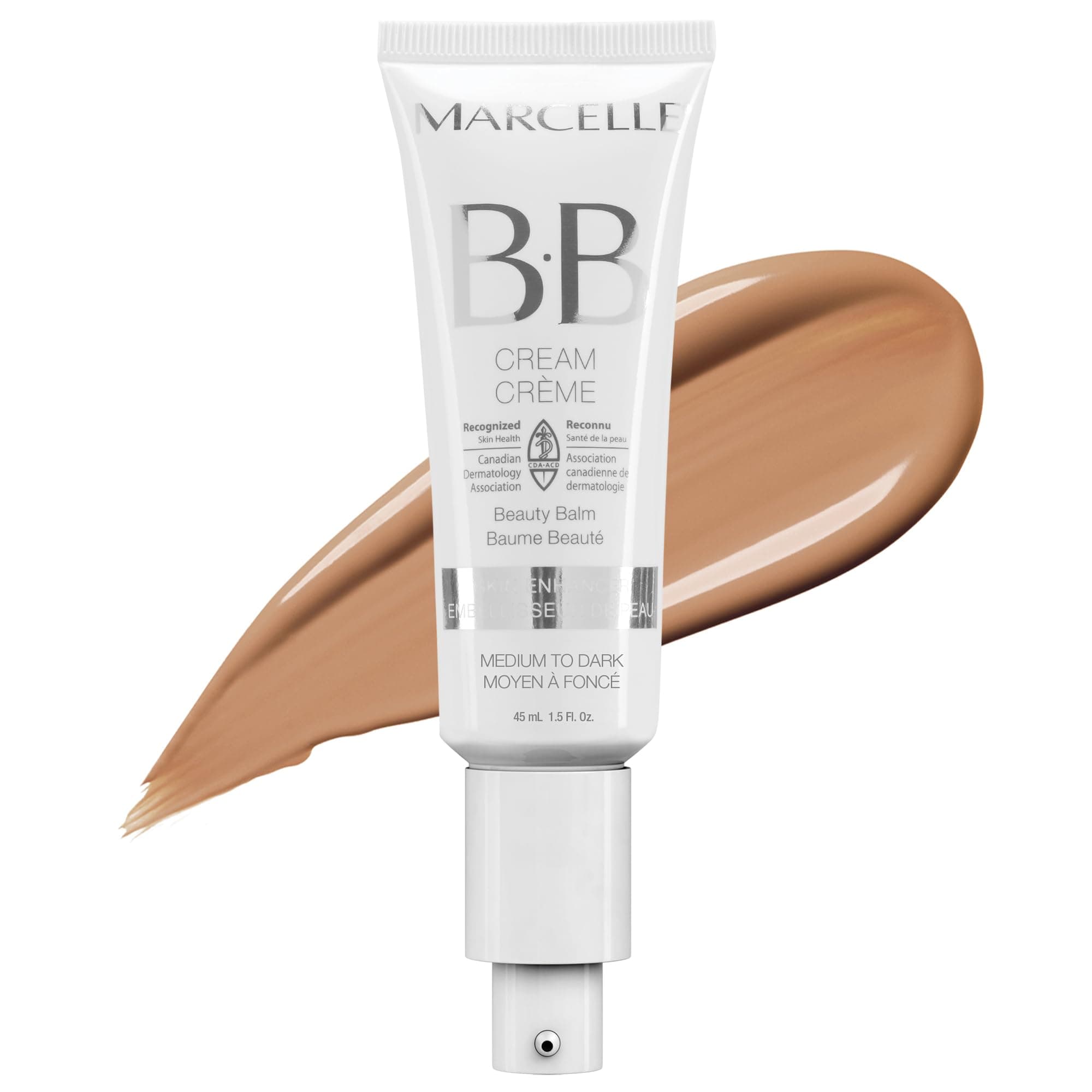 Marcelle (Medium to Dark) - BB Cream Beauty Balm, Medium to Dark, Hypoallergenic and Fragrance-Free, 45ml
