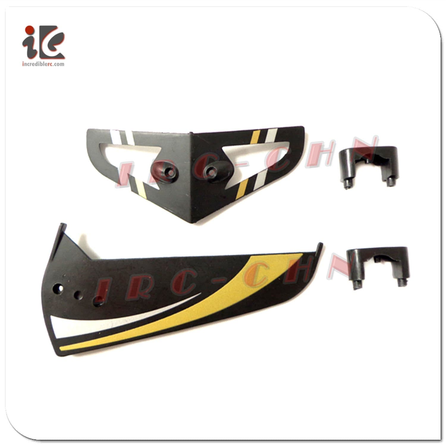 1 SET BLACK DECORATIVE BLADE EGOFLY LT-711 HAWKSPY RC HELICOPTER PARTS LT711-09