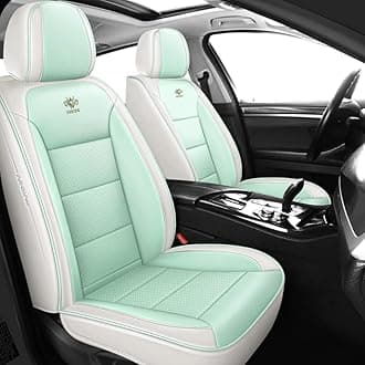 QIOZO ar Seat Covers Universal Full Set for Jaguar XF 2007-2020/Jaguar XE 2015-2018 Auto Parts/Waterproof/green