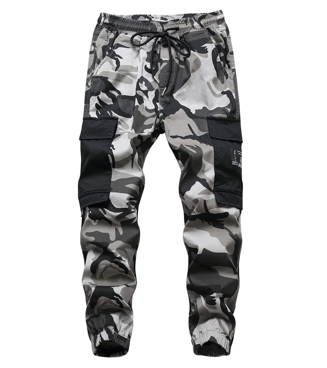 Boys' Cargo Joggers Pants Youth Stretch Elastic Waist Twill Trousers Kids Casual School Uniform Bottoms 6-14 Years