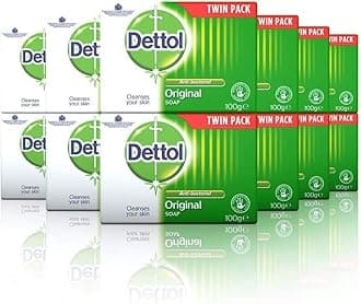 Dettol AntiBacterial Original Soap Bar 100 g (Pack of 6)