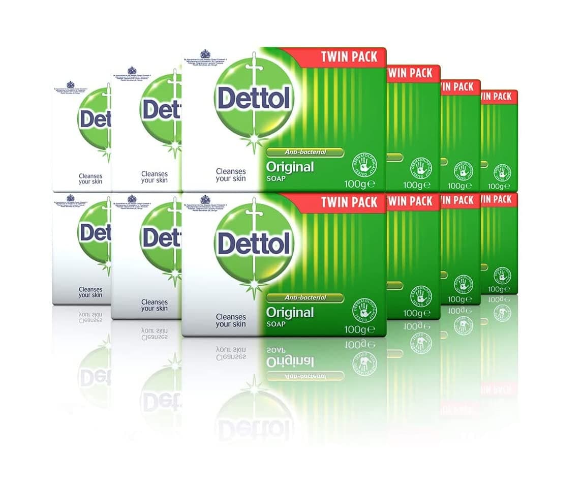 Dettol Soap Original Antibacterial 100grams - Pack of 2
