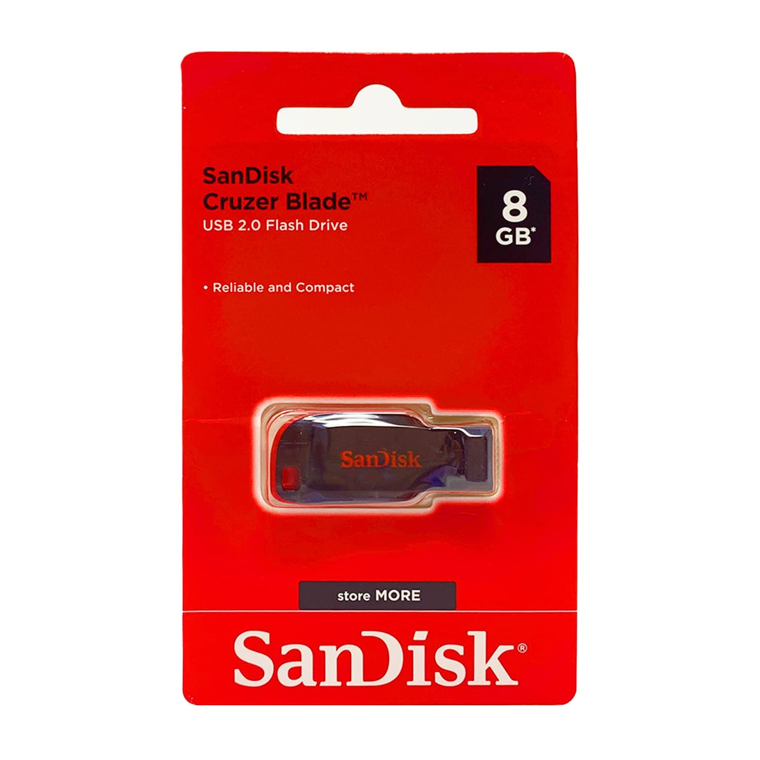 SanDisk Cruzer Blade USB Flash Drive 8 GB