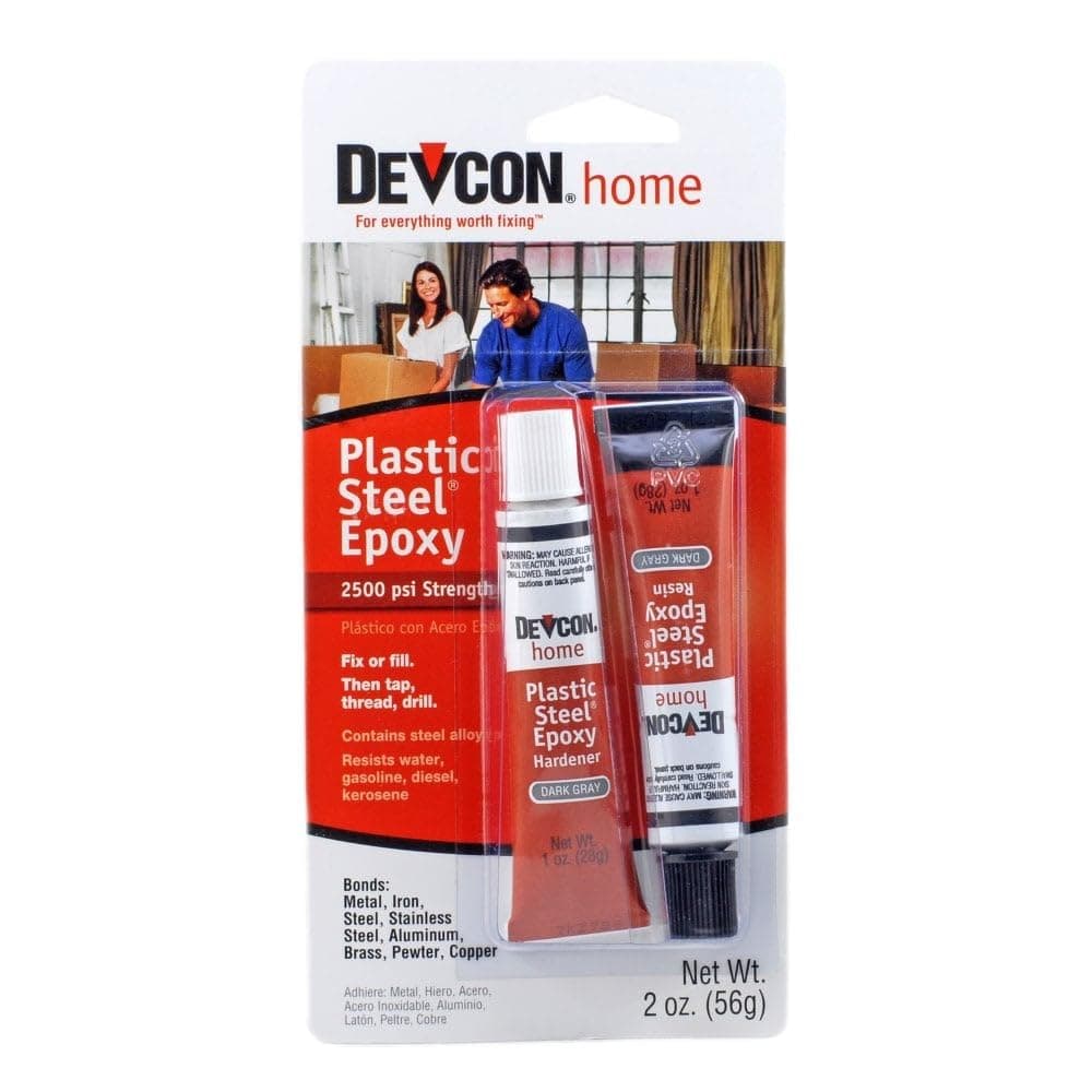Devcon 52345 Plastic Steel Epoxy - 1 oz. 2-Part Tube
