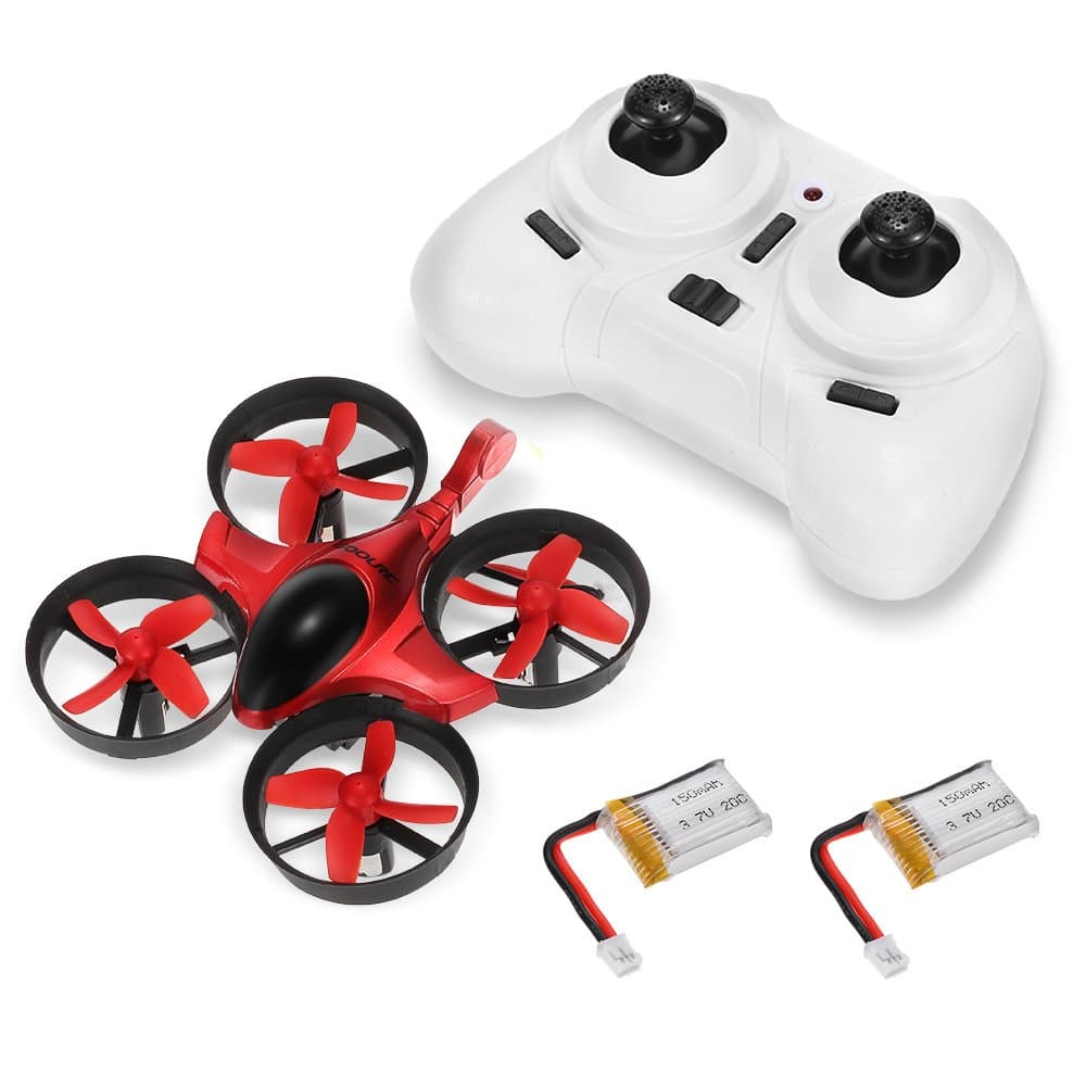 Mini RC Quadcopter - GoolRC T36 Drone 2.4G 4 Channel 6 Axis with 3D Flip Headless Mode One Key Return Nano Copters RTF Mode 2 with Bonus Battery for Kids Children