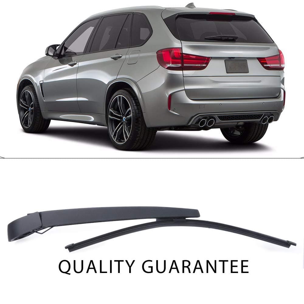 Rear Windshield Back Wiper Arm Blade Set for BMW X5 E70 2007-2013 (OEM : 61627206357)