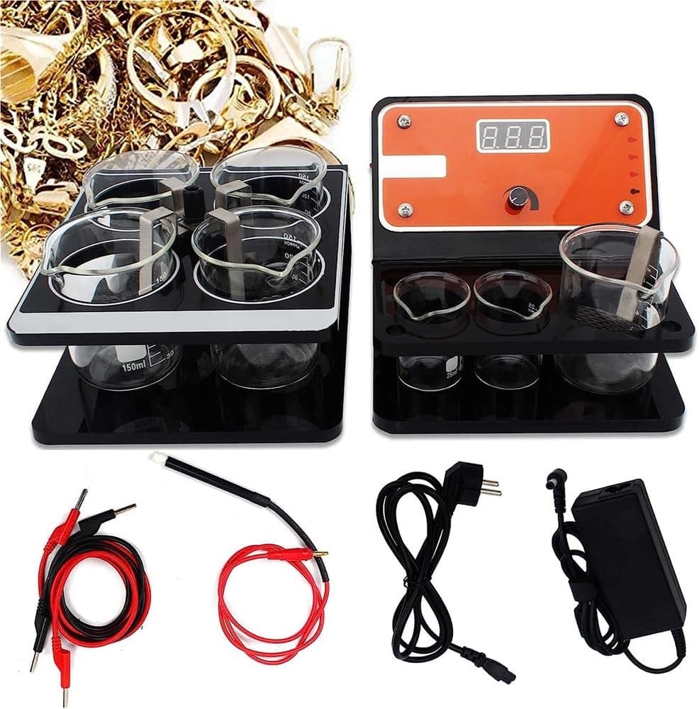 DTREELPlating Machine Gold Plating Kit, Jewelry Silver Gold Electroplating Processing Tools Electroplating Pen For Plating With Gold, Silver, Rose Gold (Size : A)