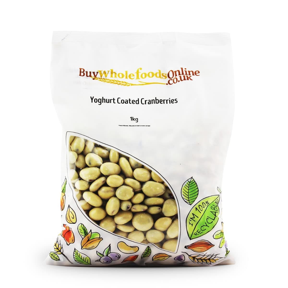 – Yoghurt Coated Cranberries 1kg (BWFO)