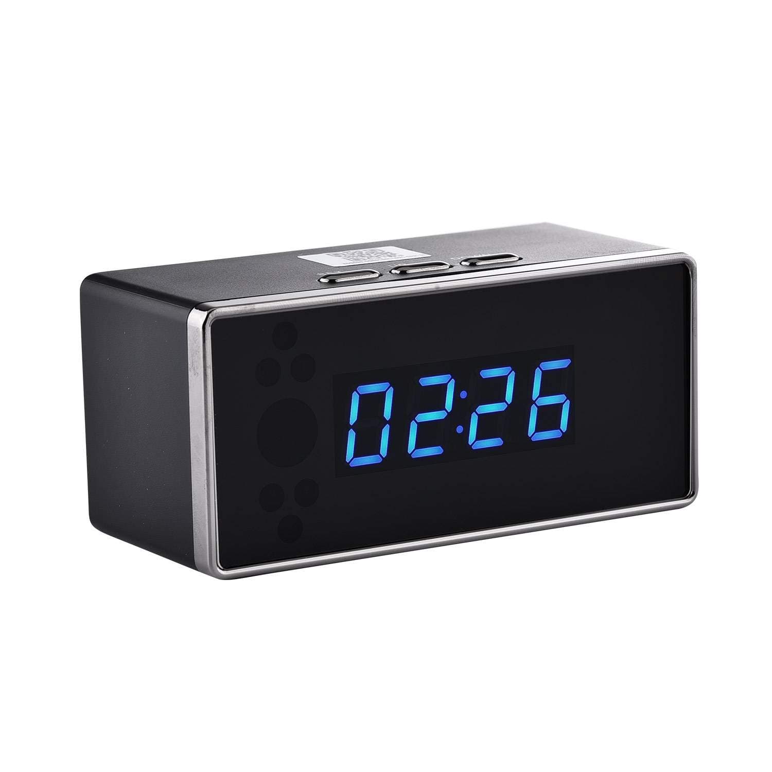 1080P Spy Hidden Camera Alarm Clock with Motion Detection, 140° Wide Angle Wireless WiFi Camera for Home Security, Surveillance Video Recorder Support iOS/Android/PC/Mac