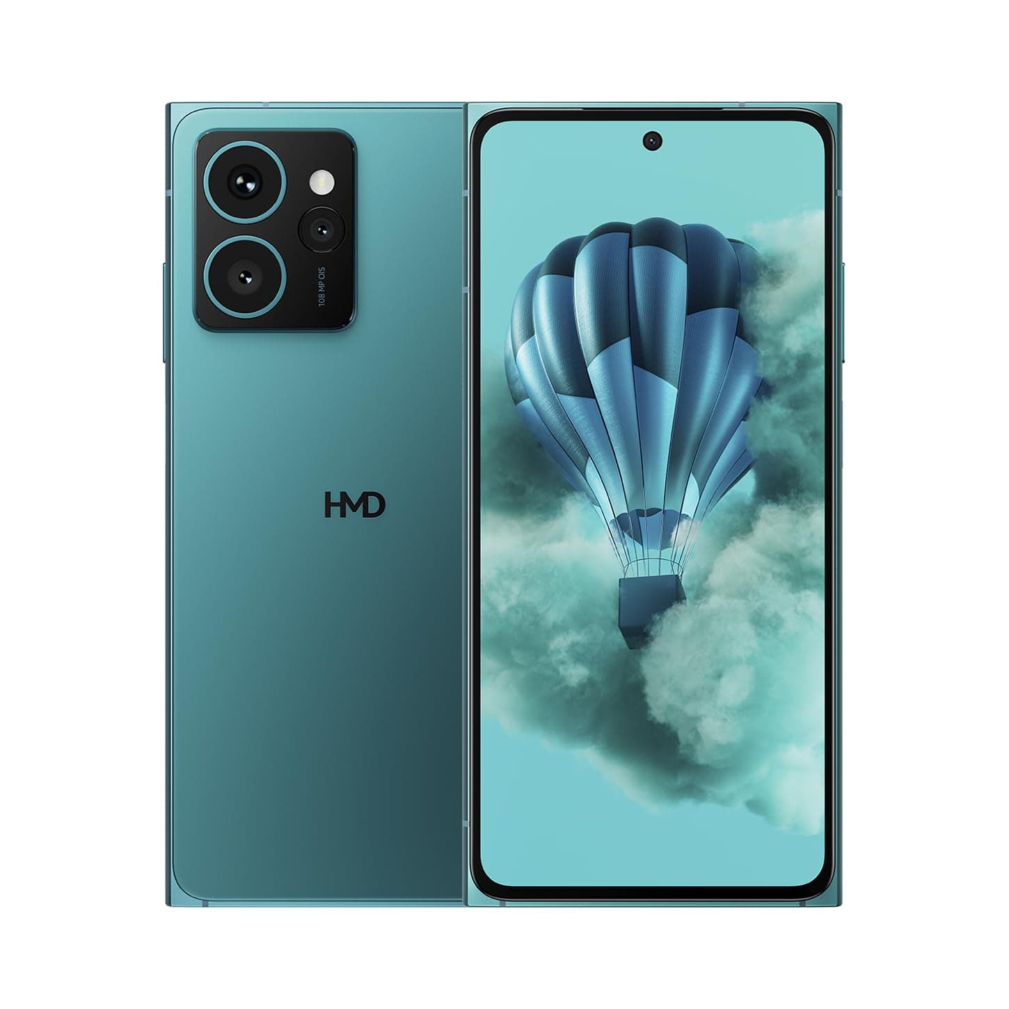 HMD Skyline 5G | Android 14 | Unlocked Smartphone | Dual SIM | US Version | 8/256GB | 6.55" 144Hz pOLED Screen | 108MP Triple Camera | 50MP Selfie Camera | Blue Topaz