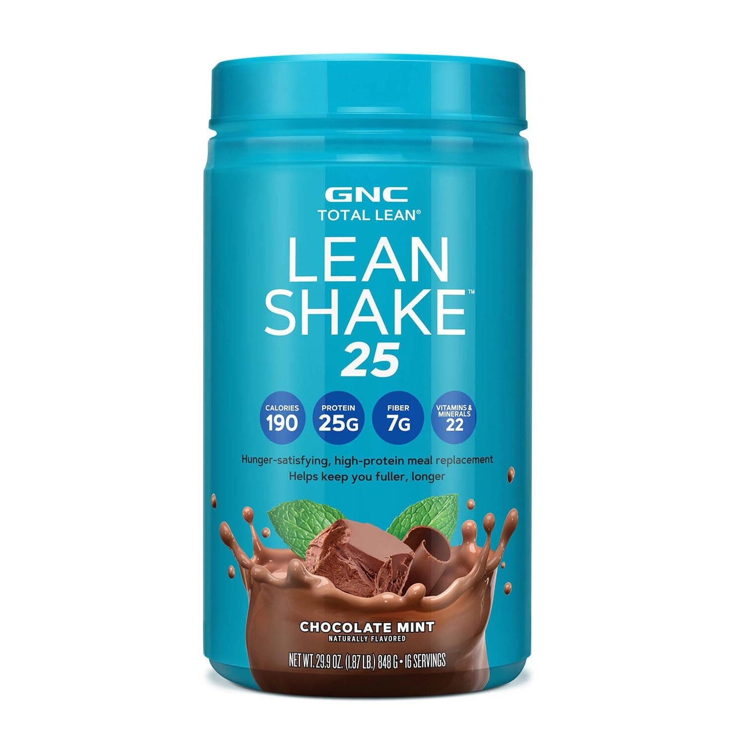 GNC Total Lean Lean Shake 25 - Chocolate Mint (16 Servings)