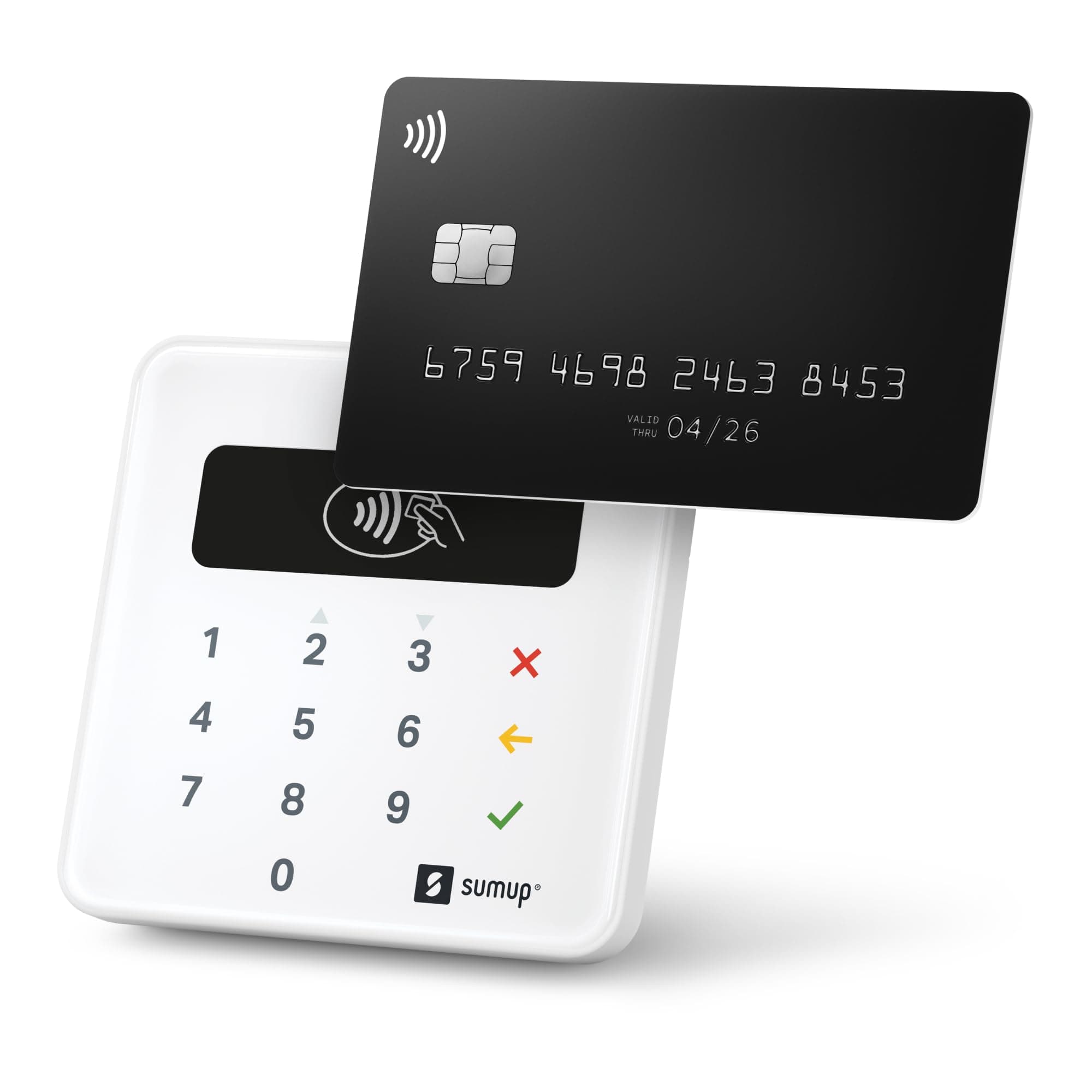 SumUp Plus Card Reader, Bluetooth - NFC RFID Credit Card Reader for Smartphone