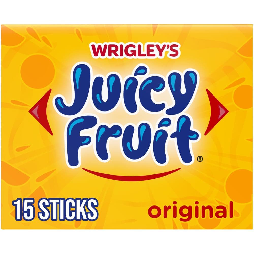 Wrigley's, Juicy Fruit Gum, 15-ct