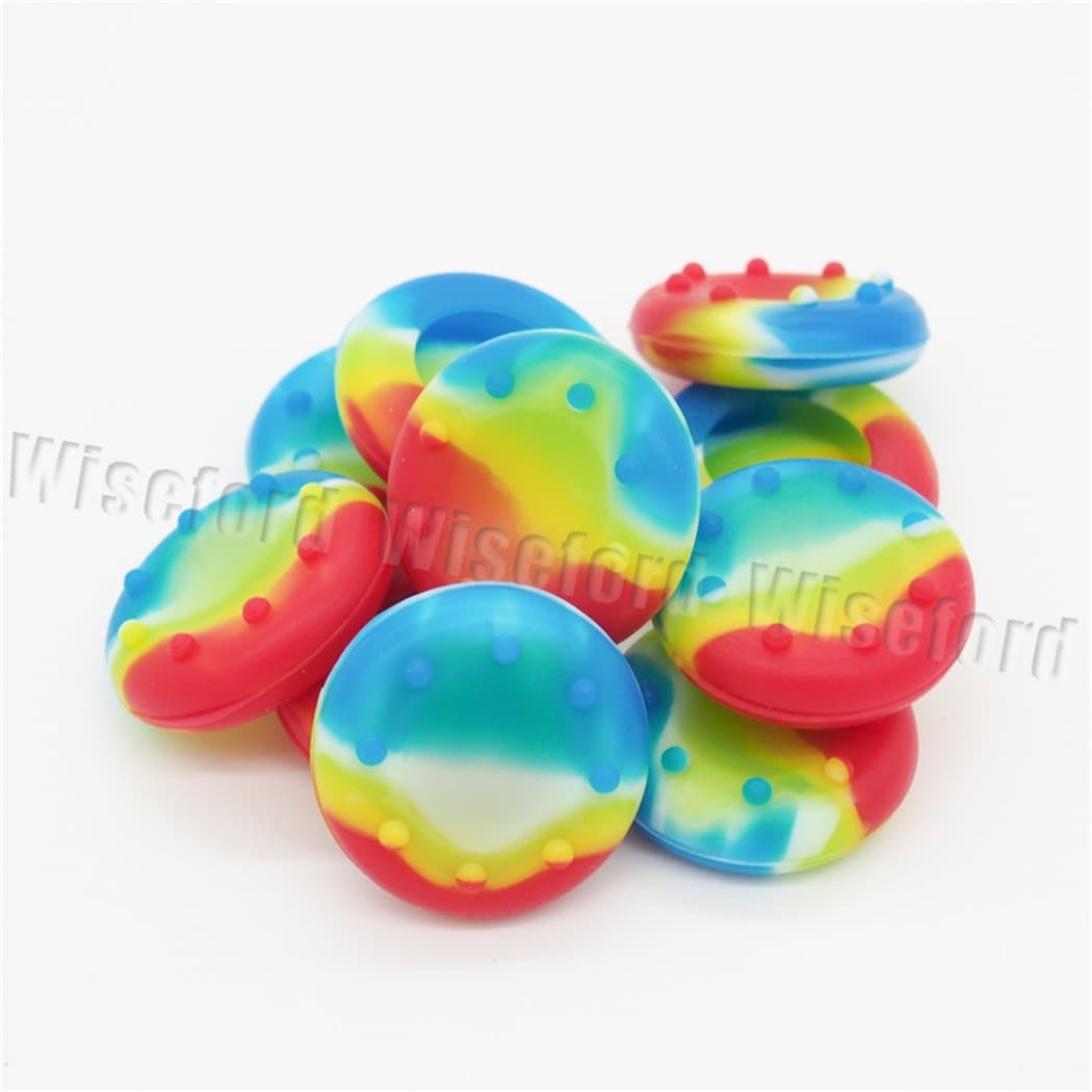 10PCS Rainbow Silicone Thumb Grip Analog Controllers Stick Cover Cap Thumbsitck for PS3 PS4 XBOX ONE 360