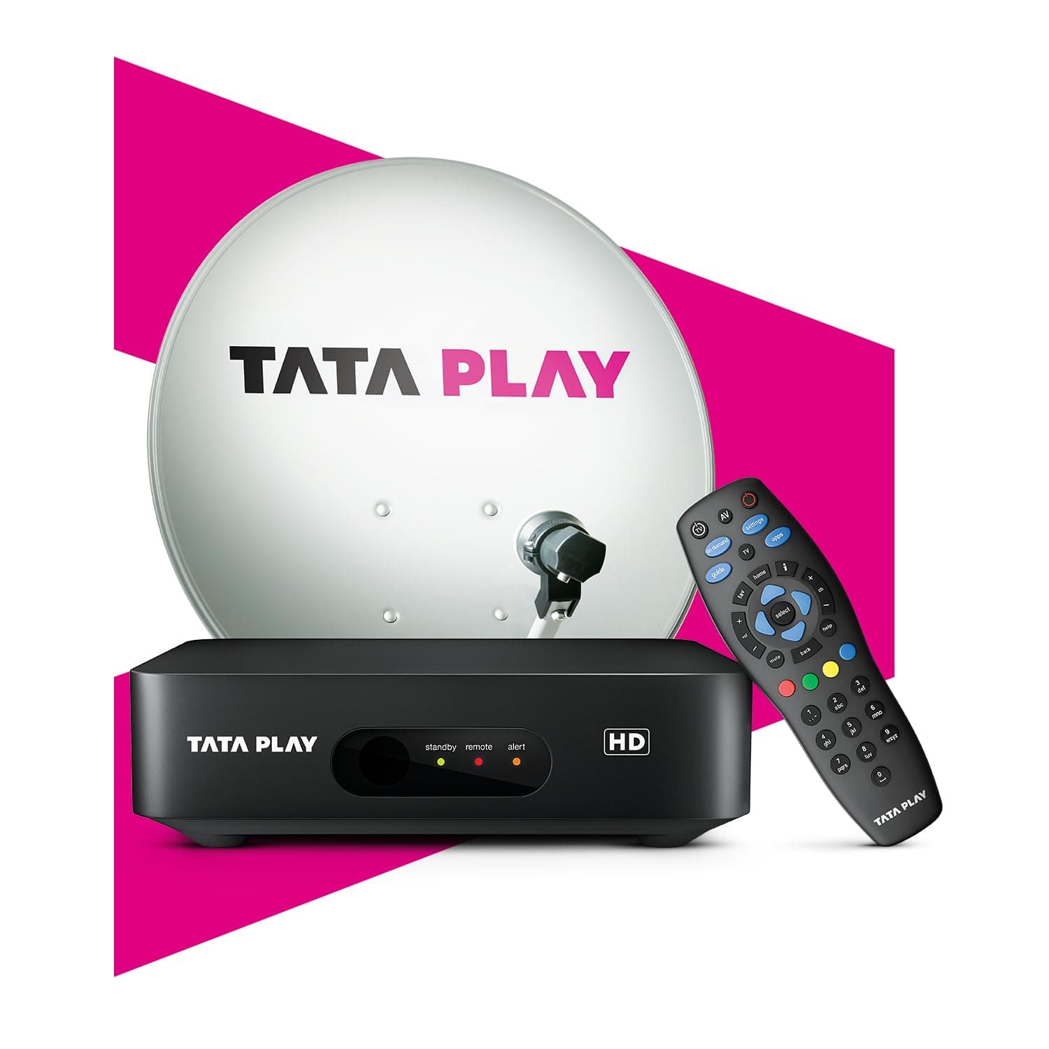 Tata Sky DTH HD Set Top Box with 1 Month Basic FTA Pack