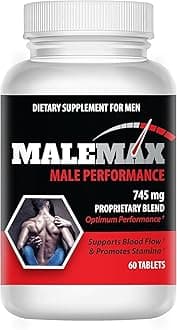 Perform- Male Supplement- Men Add 1-3 Inches Fast- All Natural, Lab Tested for Purity- No Banned Substances- 60 Tablets