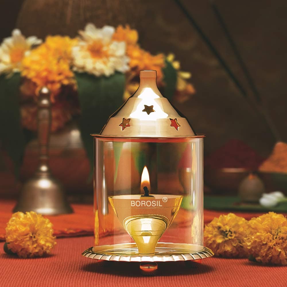 Akhand Diya (Small, Brass)