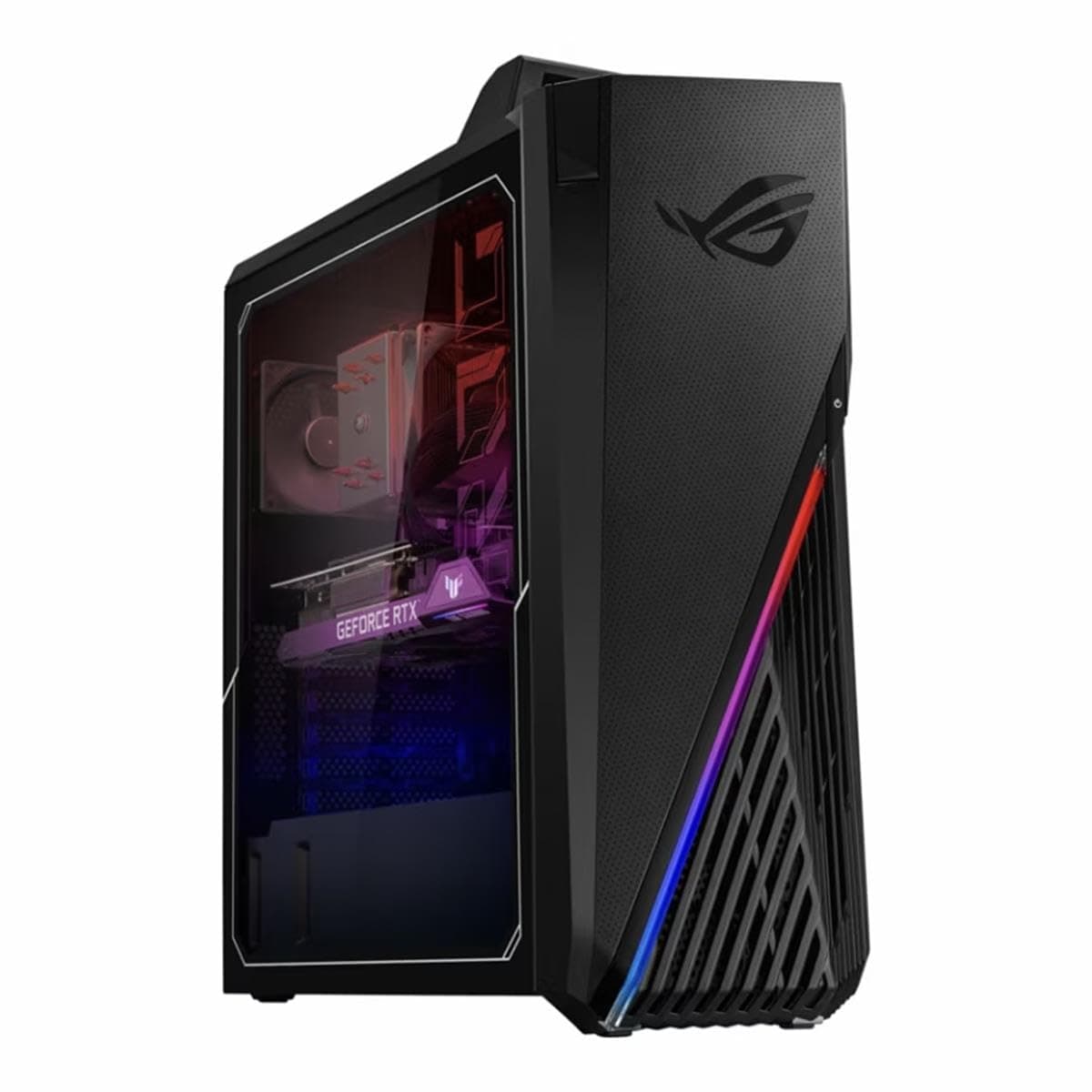 ASUS ROG Strix GT15 Gaming Desktop PC, Intel Core i7-12700F, GeForce RTX 3060, 16GB DDR4 RAM, 512GB SSD, Windows 11 Home, G15CF-BS764, Black
