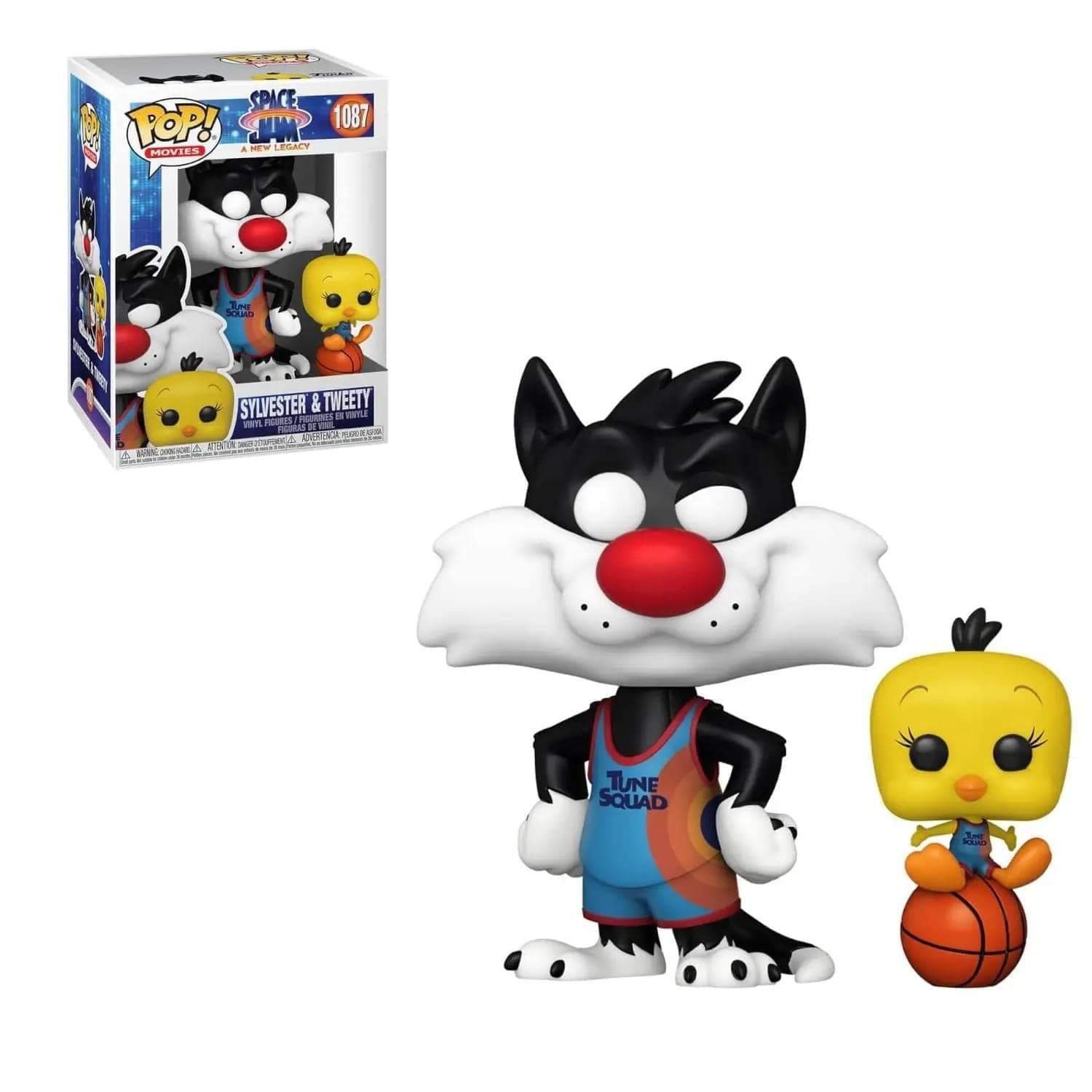 Pop Space Jam Sylvester and Tweety Vinyl Figure