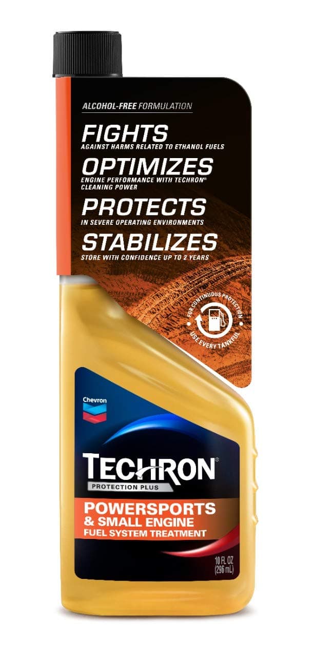 Techron Protection Plus Powersports and Small Engine Fuel System Treatment, 10 oz, Pack of 1