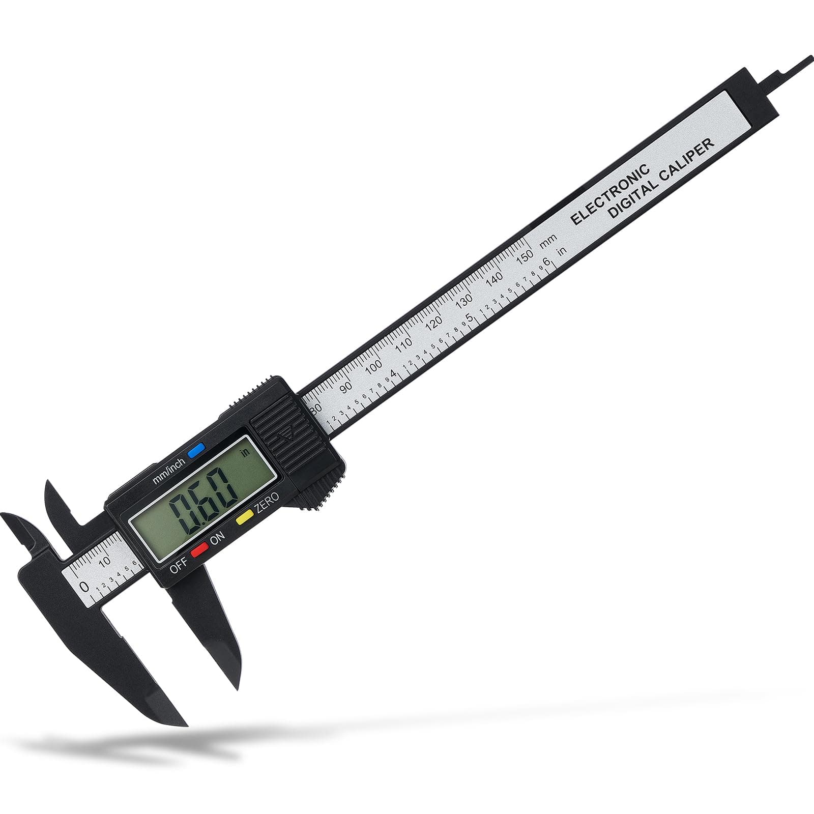 Adoric Digital Caliper, Adoric 0-6" Calipers Measuring Tool - Electronic Micrometer Caliper with Large LCD Screen, Auto-off Feature, Inch and Millimeter Conversion
