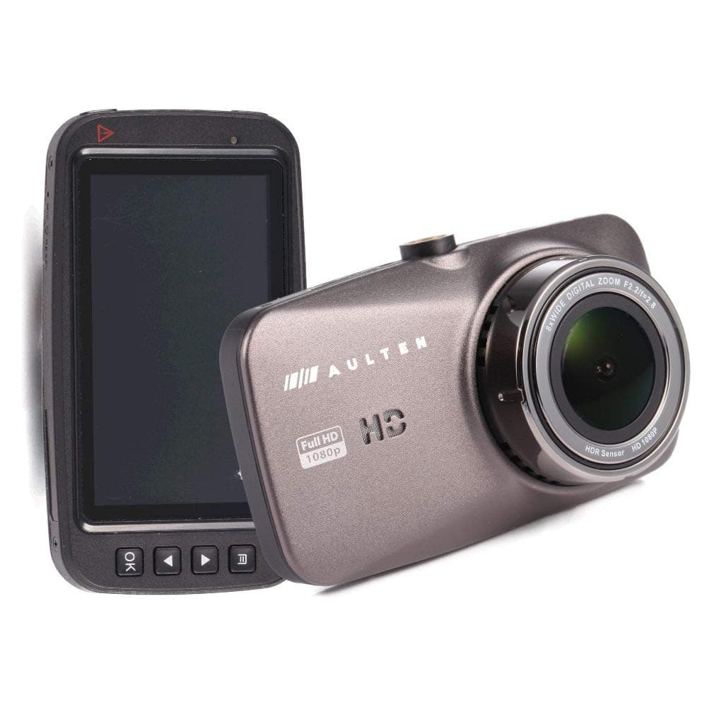 Aulten Smart Mini Car Dash Camera with 1080p Full HD Video Recording | IMX323 Exmos CMOS Sensor | 30 FPS with HDR | 150° Wide Angle Lens | Motion Detection & Loop Recorder | Upto 64GB Memory | for Vlog and Travel