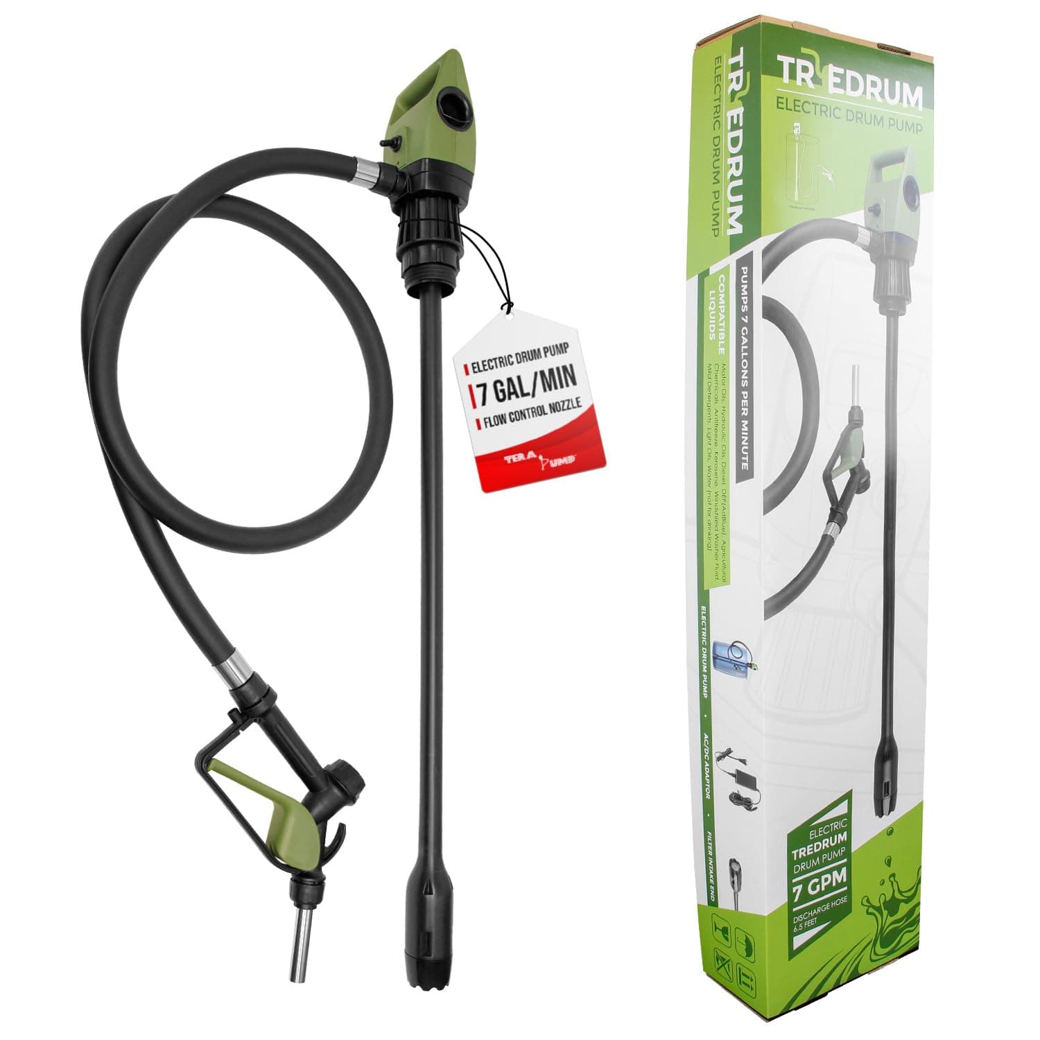 TREDRUMS | Electric 55 Gal Drum Pump